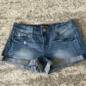 Express Jean cuffed shorts size 4